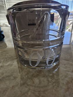 Hielera De Cristal Nueva En Su Caja 