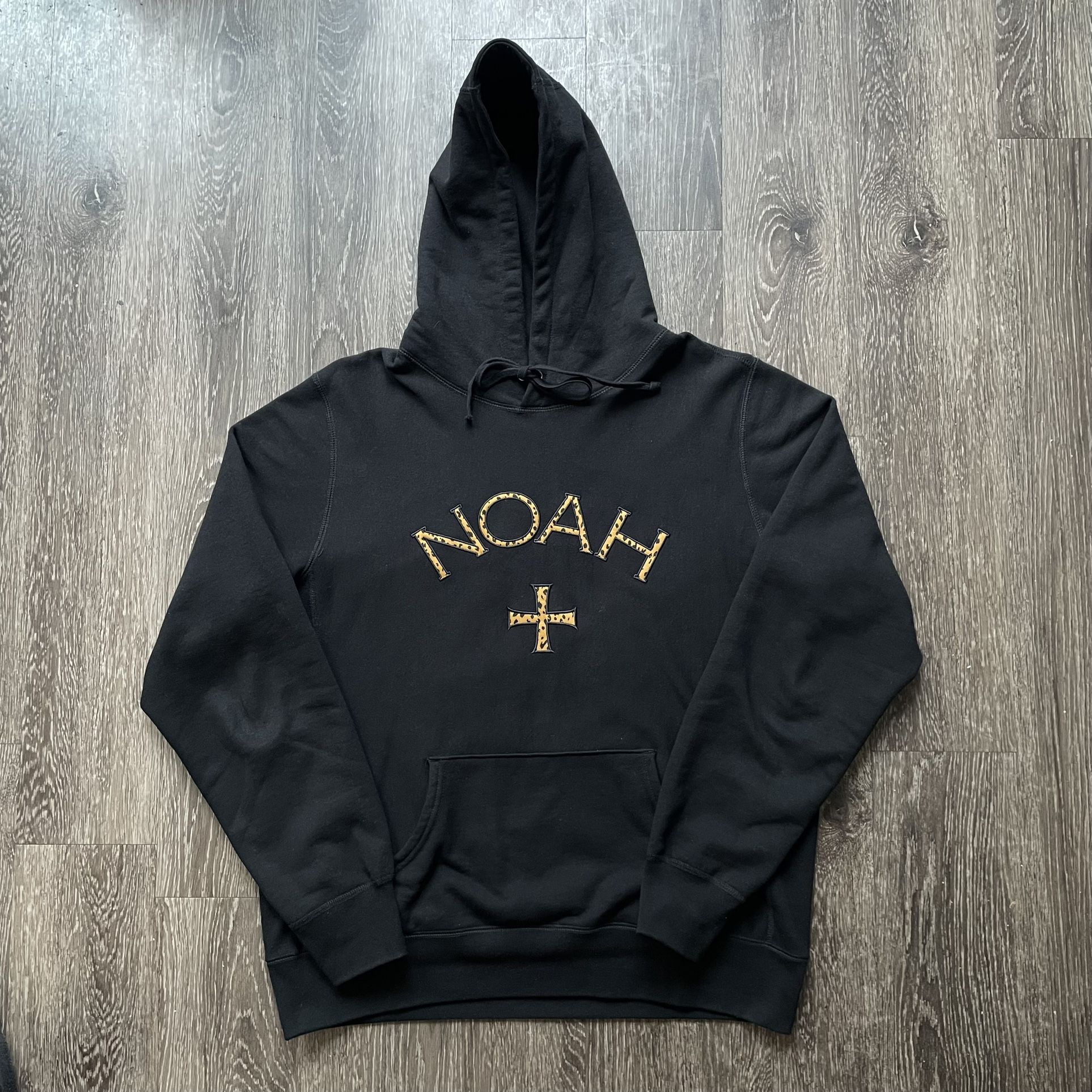Noah Cheetah Hoodie Sweatshirt XL Black