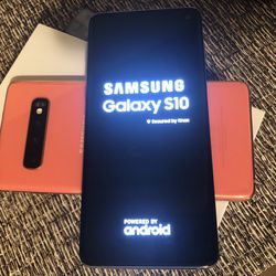 Samsung galaxy s10 128 gb unlocked, sold with store warranty 