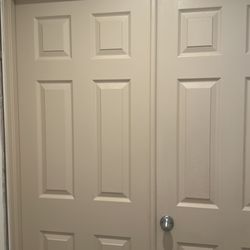 Hollow doors with trim