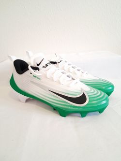 Nike Vapor Speed 3 White Green Football Cleats