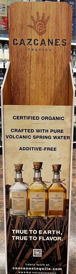 Cazcanes Tequila Display