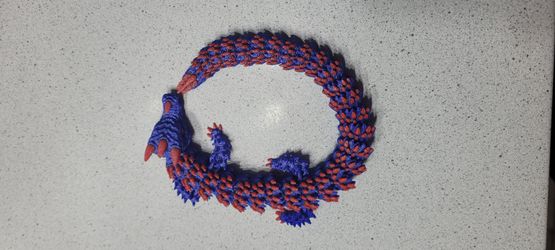 3D Printed Articulated Dragon Fidget Toy