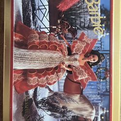 Vintage Christmas Barbie Tin 