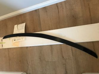 Mercedes Benz black spoiler MBZ