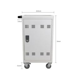 SPOFLYINN 30 School Mobile Devices Storage Cart
