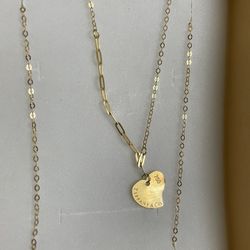 18k Pure Gold Set Necklace 