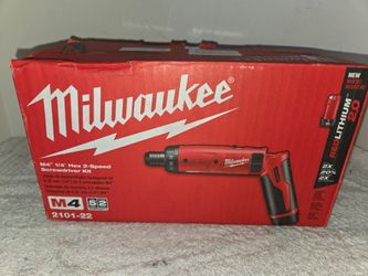Milwaukee M4 1/4" Hex Screwdriver Kit Brand New (Price Is Firm)