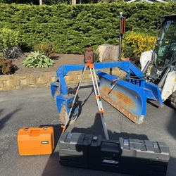 Skid Steer Laser Grader