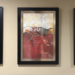 Contemporary Wall Art - 3 Pieces