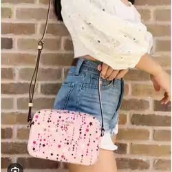 FIRM IN MERCED‼️KATE SPADE STACI TWINKLE STARS PRINTED MINI CAMERA BAG