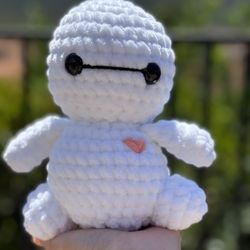 Disney Baymax Handmade 🧶 Crochet 🧶 Plushie 