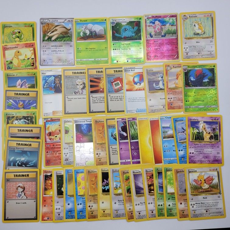 Pokemon TCG Cards Lot Of 47 Part Of Sons Collection Pokémon