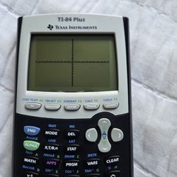 Texas Instruments T1-84 Plus Student Graphing Calculator Black W/ Cover WORKS!