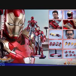 1/6 Hot Toys Iron Man Spider-Man Homecoming MMS427D19 Iron Man (Mark XLVII) 1/6th Scale Collectible Figure