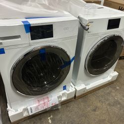 Brand New Open box 24 inch Haier ENERGY STAR® washer and electric dryer can deliver  Retail price $2400 for the pair WASHER= Haier ENERGY STAR® 2.4 Cu