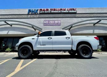 Toyota Tundra Wheels Tires Leveling & Lift Kits Accessories intakes Side Stows Bed Covers Air-bag Kits Installations. (WE Finance)