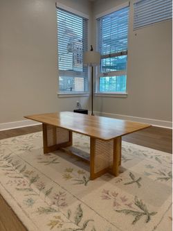 Wooden coffee table