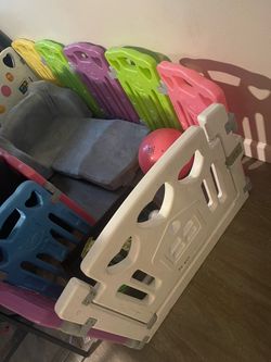 Colorful Baby Playpen Play Yard
