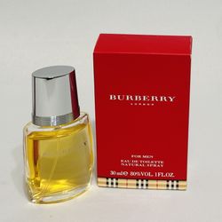 USED Vintage - Burberry classic for men 1.0 fl.oz / 30 ml eau de toilette spray