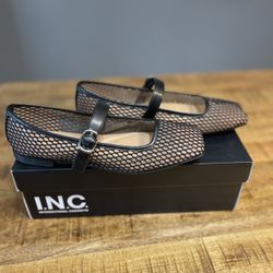 I.N.C. Black Ballet Flats Size 7.5