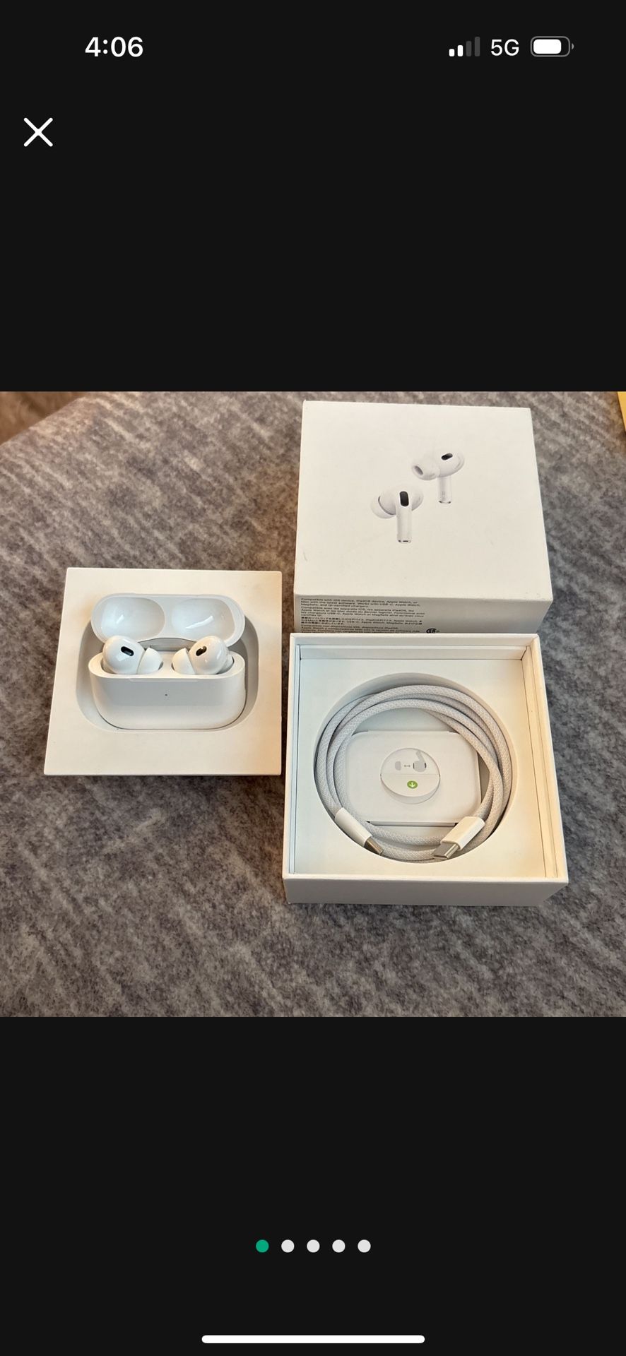 Apple AirPods Pro (2nd Generation) In Ear MTJV3LL/A *EXCELLENT*