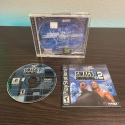 WWF SmackDown 2: Know Your Role (Sony PlayStation 1, 2000) Tested & Works