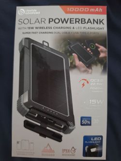 Solar power bank brand new