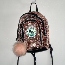Justice | “I'm made of magic” Sequined Mini Backpack