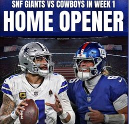 Cowboys vs giants
