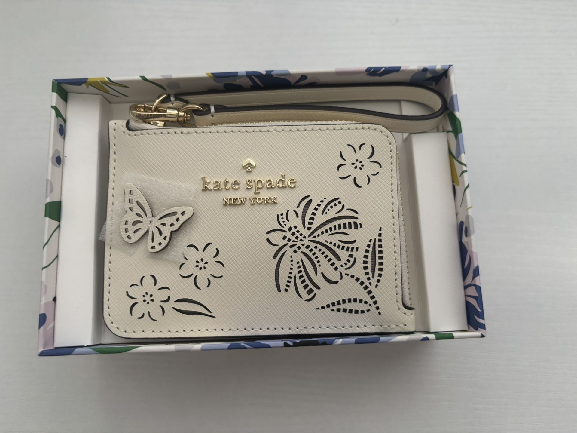 Madison Box Perforated Small Wristlet- Firm Price