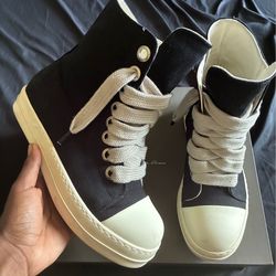 Rick Owens DRKSHDW Jumbolace Hightop Sneakers