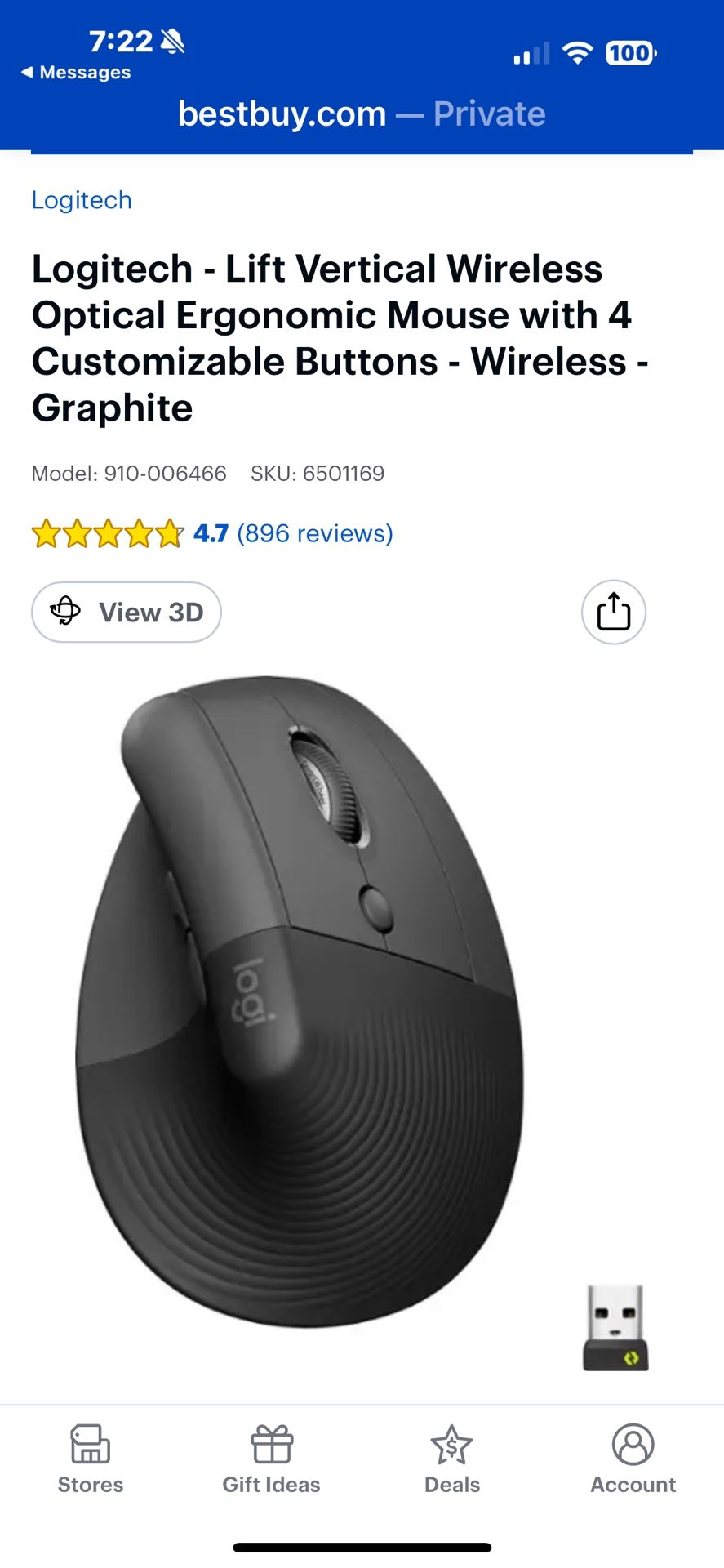 Vertical Mouse Logitech