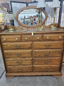 Vintage Oak Dresser