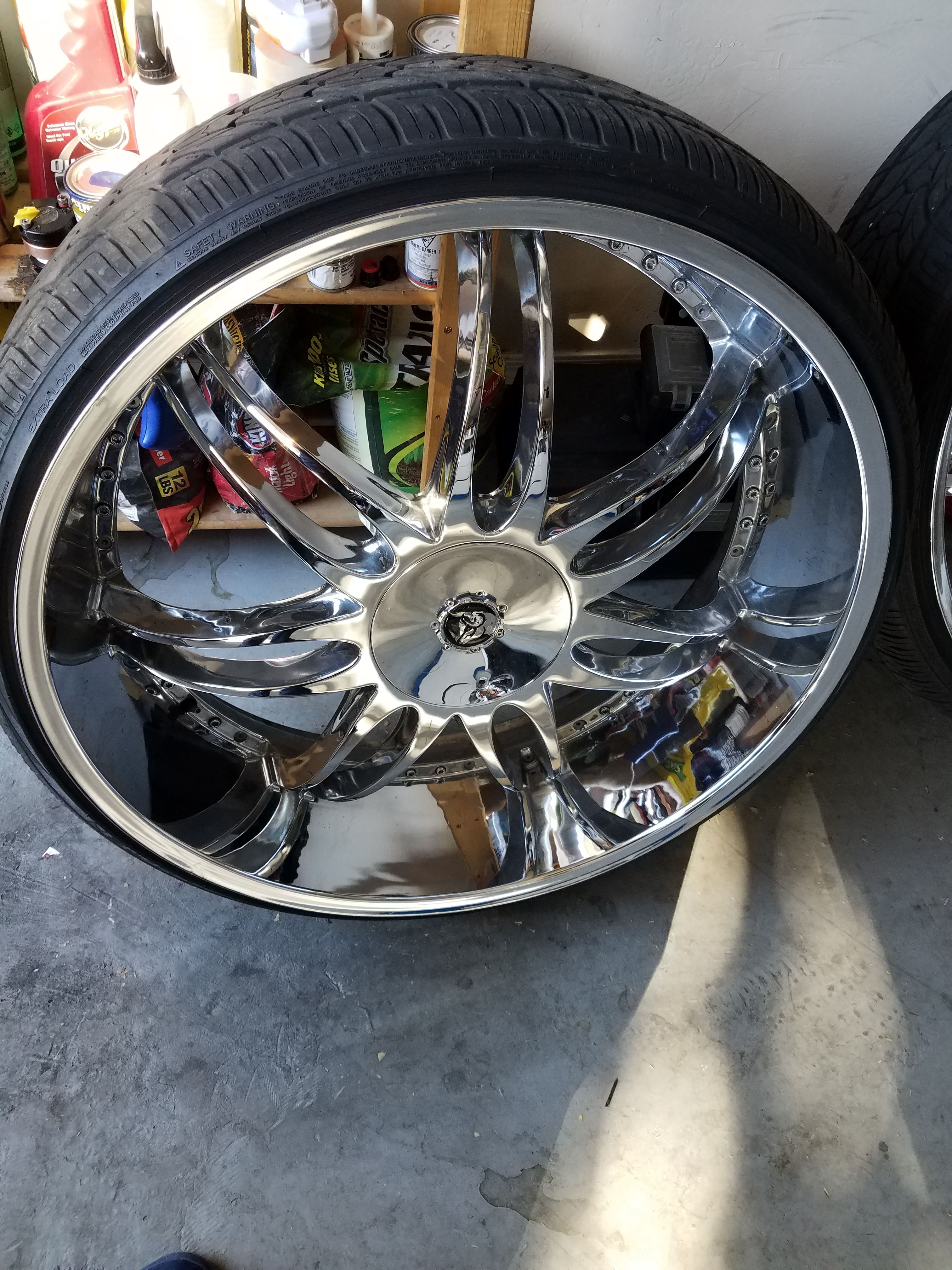 30s 30 inch rims and tires 6 lug Chevy wheels