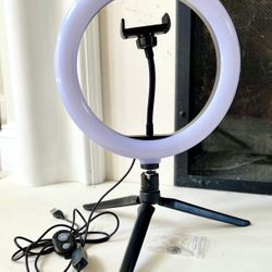 10.2" Ring Light with Stand, Android/iPhone Compatible! Brand New!*
