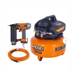 Air Compressor With 18GA Brad Nailer Kit