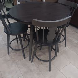 *Last Chance!!!*---Counter Height Sorrento Dining Table Sets W/4 Chairs---Limited Stock!!!---Delivery And Financing🤭