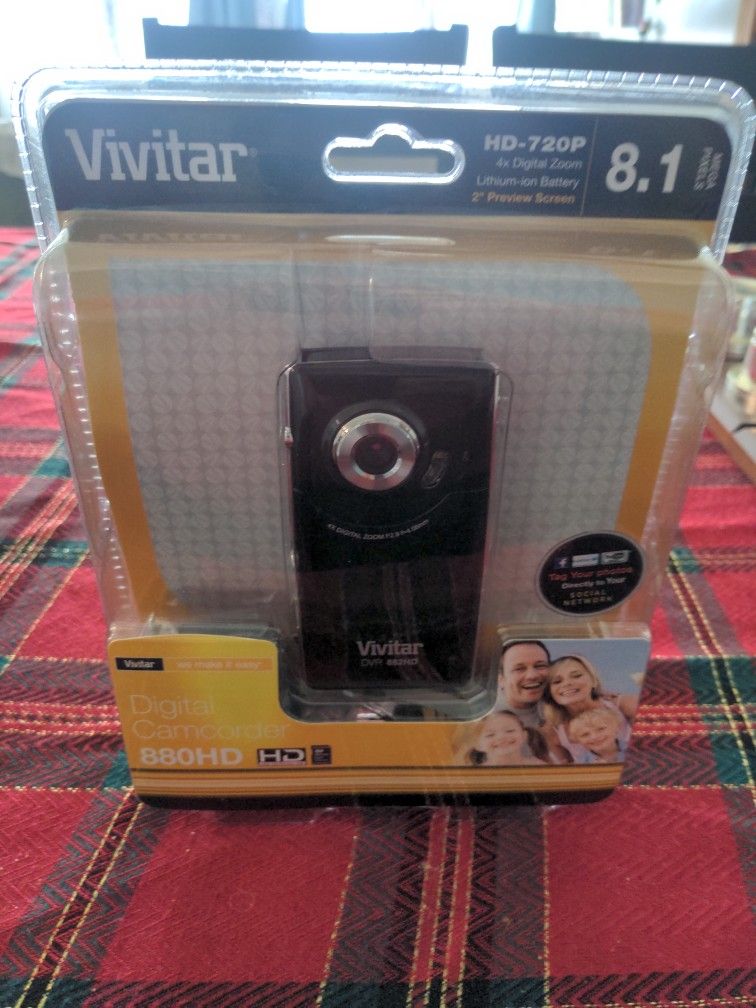 Vivitar Digital Camcorder 880 HD New.