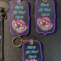 Alice in wonderland Keychains!