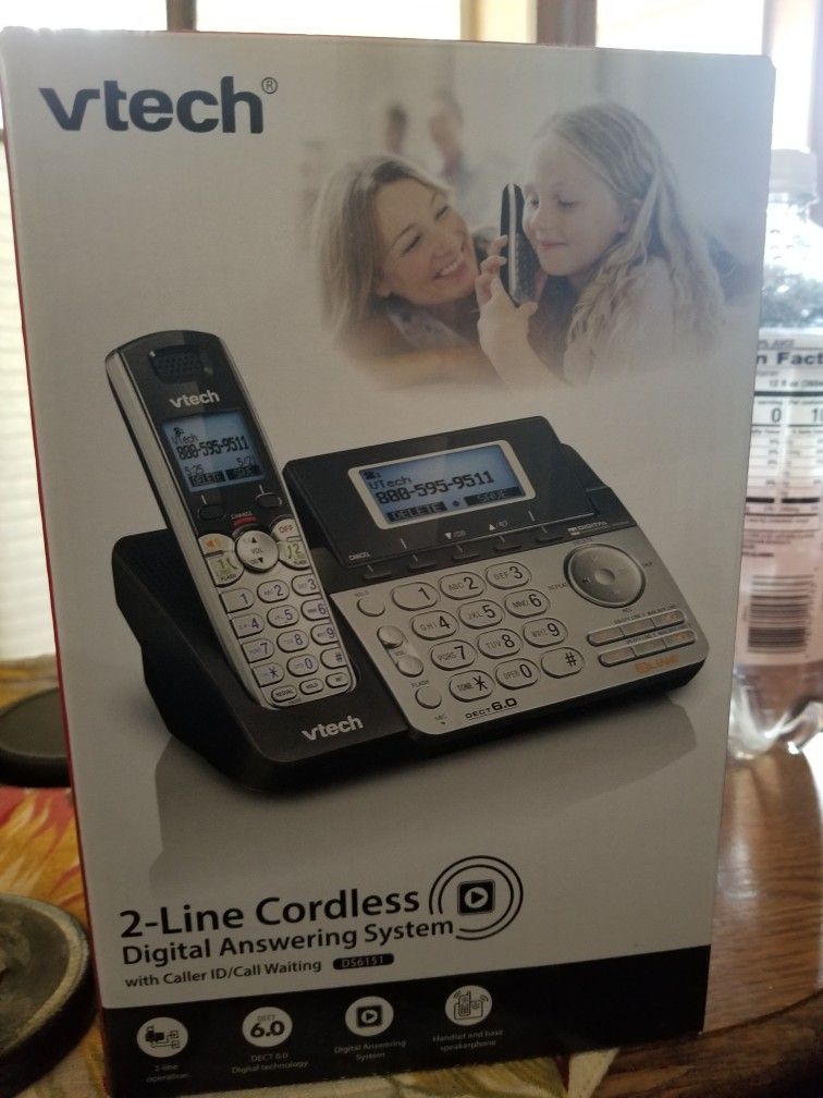 VTECH 2 LINE CORDLESS DIGITAL ANSWERING SYSTEM