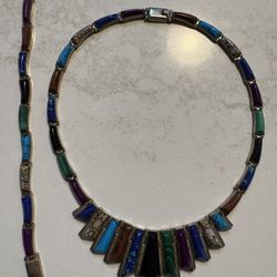 American Southwest necklace and Bracelet