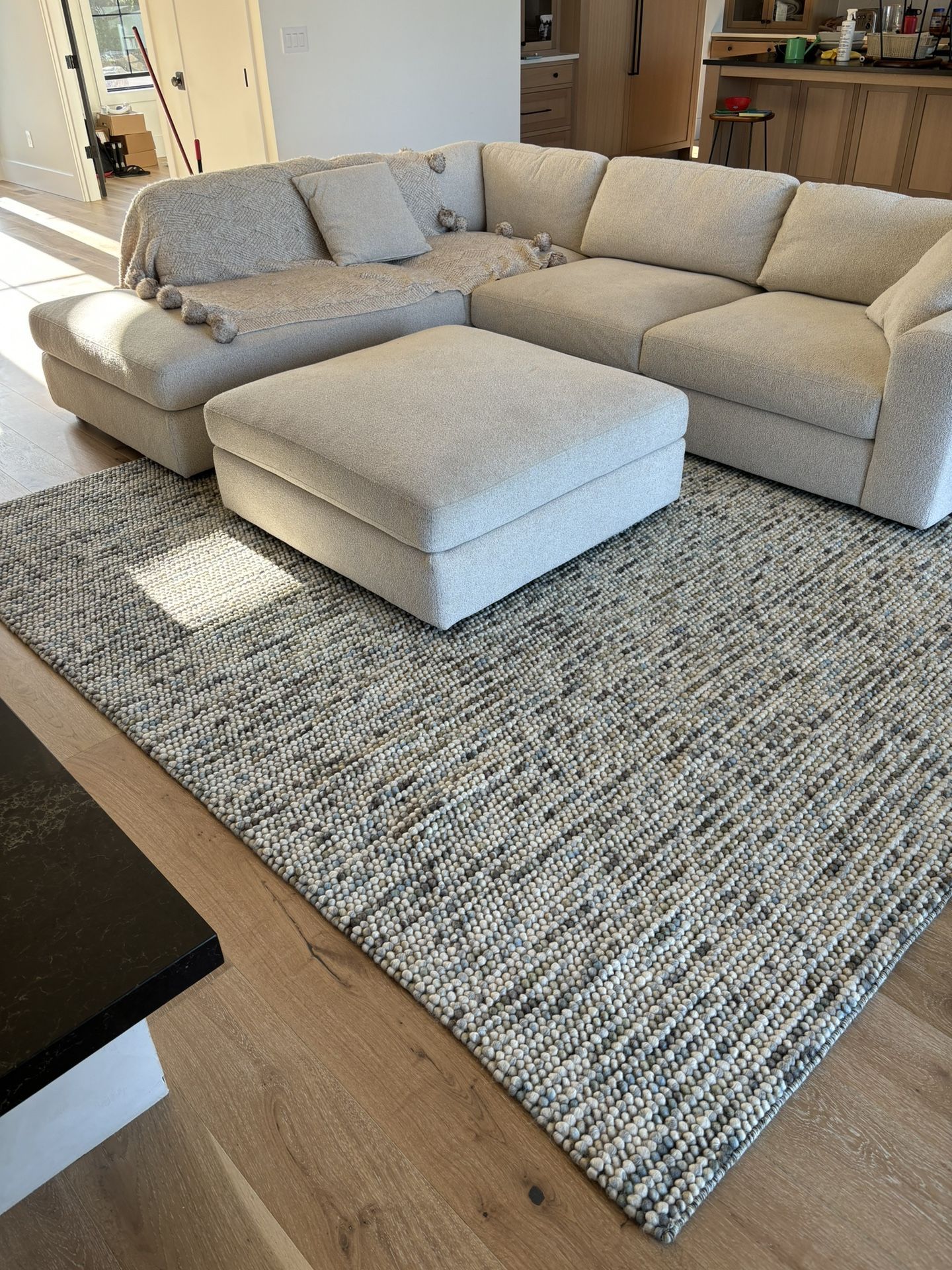 Ottoman For Sale Costco Beige Ivory Material