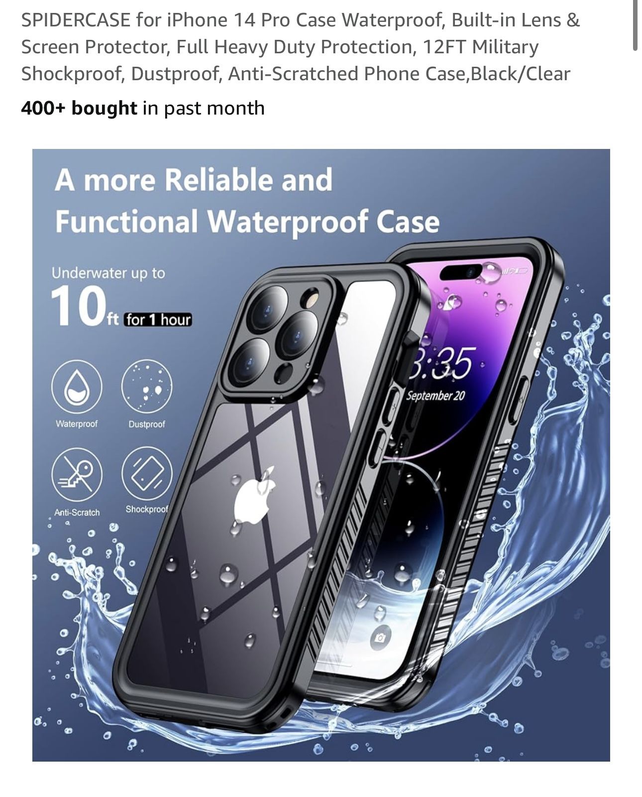 Water Proof Phone Case iPhone 14 Pro
