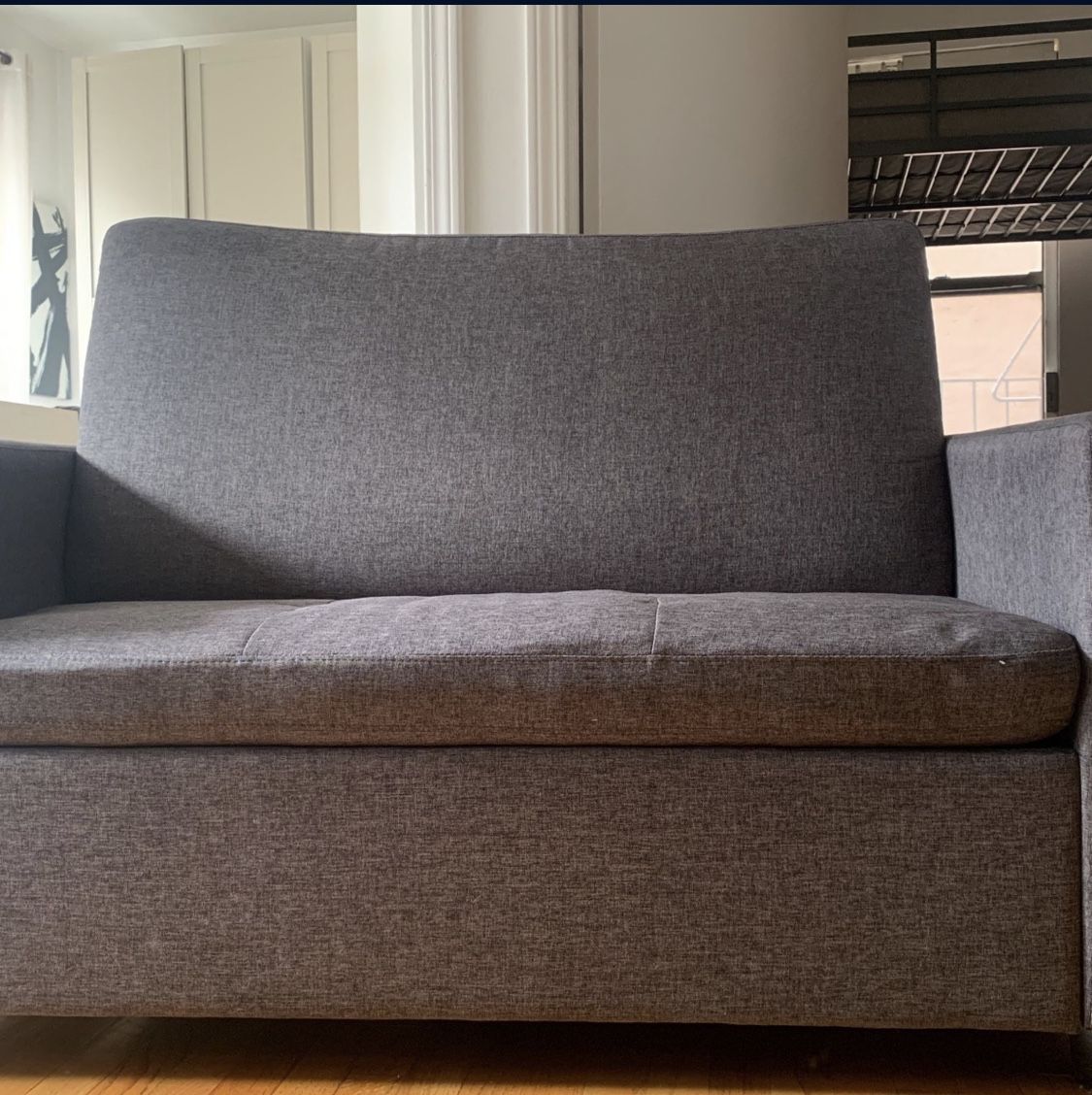 PRICE REDUCTION! Gray Loveseat Futon