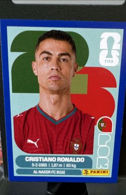 Cristiano  Ronaldo blue border