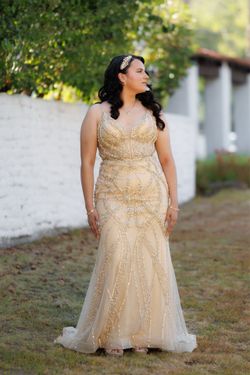 Gold Beaded dress