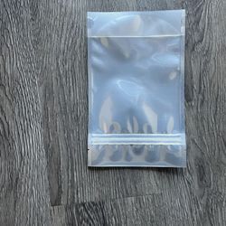 1000 ULINE Pouches/bags Clear And Matte Black 