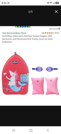 Swimming Value pack Goggles Soft Swimmies Kick Trainer new price firm Corona92879