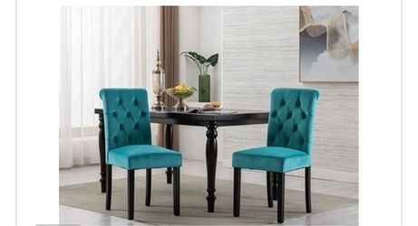 Guyou Velvet Dining Chairs Set of 2